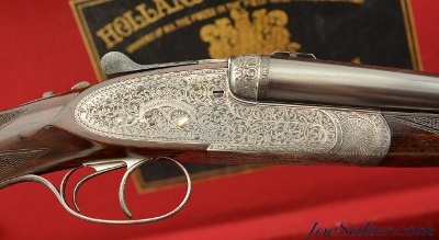 Beautiful Cased Holland & Holland Royal Hammerless Sidelock Double Rifle in .303 British