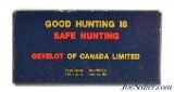 Scarce Canadian 1960's Gevelot 22 LR Ammo Full Box Made in Mexico - Image 4 of 4