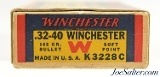 Winchester 32-40 WCF Ammo Full "1939" Box - 5 of 7
