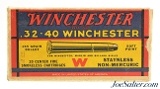 Winchester 32-40 WCF Ammo Full "1939" Box - 6 of 7