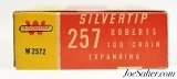 Crisp Early 1950'sWinchester Super Speed 257 Roberts Sivertip Ammo Full Box - 3 of 7