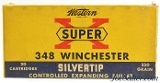 Western Super X 348 Winchester Silvertip Full Box 250 Grain Bullets - 1 of 7