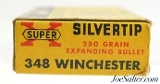 Western Super X 348 Winchester Silvertip Full Box 250 Grain Bullets - 3 of 7