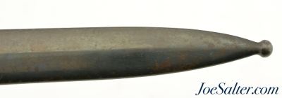 US 1892 Krag Second Type Narrow Pivoting Wire Keeper Scabbard 1905 - Image 3 of 4
