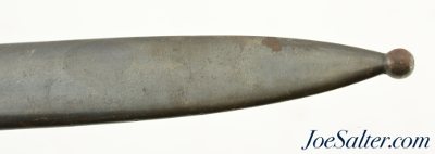 US 1892 Krag Second Type Wide Pivoting Wire Keeper Scabbard 1899 to 1905 - Image 3 of 4