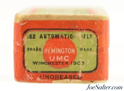 Sealed! Remington .22 Win Auto Ammo Model 1903 1st REM/UMC Logo - Image 5 of 6