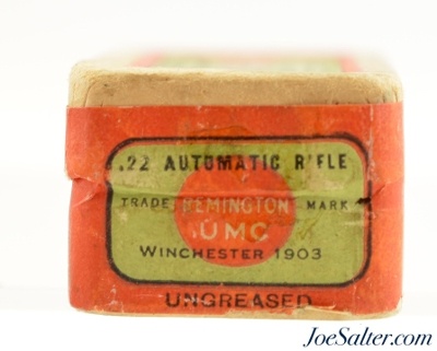 Sealed! Remington .22 Win Auto Ammo Model 1903 1st REM/UMC Logo - Image 3 of 6