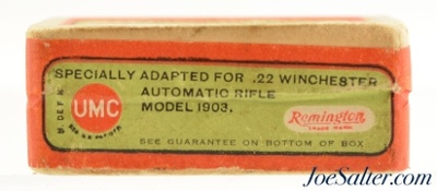 Sealed! Remington .22 Win Auto Ammo Model 1903 1st REM/UMC Logo - Image 2 of 6