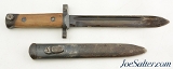 WWII Italian Carcano M1938 Fixed Bayonet with Scabbard - Image 2 of 8