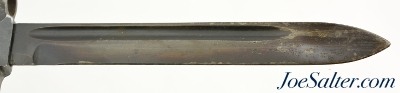 WWII Italian Carcano M1938 Fixed Bayonet with Scabbard - Image 5 of 8