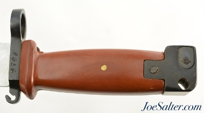 Chinese AKM Type II Bayonet Red Grip No Wire Cutter - Image 3 of 6