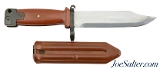 Chinese AKM Type II Bayonet Red Grip No Wire Cutter - Image 1 of 6