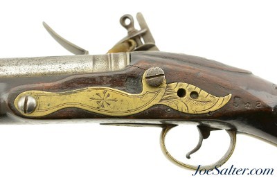 Rev War Era 1777 Dated East India Company Flintlock Pistol by Staton - Image 8 of 15