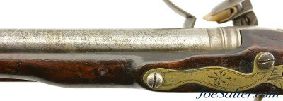 Rev War Era 1777 Dated East India Company Flintlock Pistol by Staton - Image 10 of 15