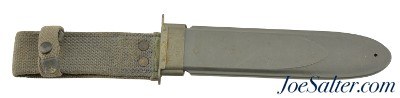 WWII USN MK 2 Fighting Knife Sheath 1943-44 - Image 1 of 3