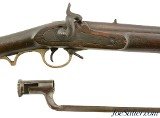 Very Rare British East India Company Pattern F Percussion Musket with Original Bayonet - Image 1 of 15