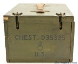 WWII Browning 1918 Machine Gun Belt Filling Tool W/Chest + 2 Belts D35395 - Image 13 of 13