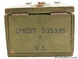WWII Browning 1918 Machine Gun Belt Filling Tool W/Chest + 2 Belts D35395 - Image 12 of 13