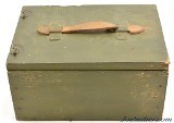WWII Browning 1918 Machine Gun Belt Filling Tool W/Chest + 2 Belts D35395 - Image 10 of 13