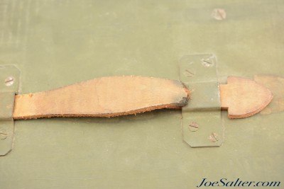 WWII Browning 1918 Machine Gun Belt Filling Tool W/Chest + 2 Belts D35395 - Image 11 of 13