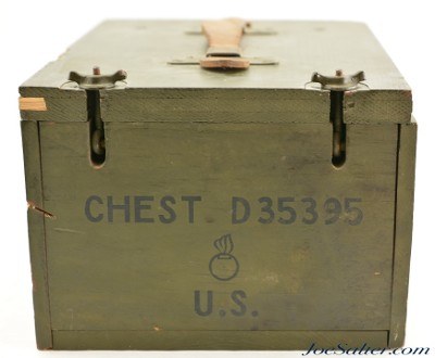 WWII Browning 1918 Machine Gun Belt Filling Tool W/Chest + 2 Belts D35395 - Image 13 of 13