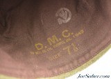 WWII Canadian DMC Winter Cap Size 7 1/8 Green Wool 1942 w/ Badge - Image 5 of 5
