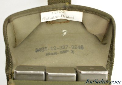 3 UZI Magazine 32 Round 9 MM with German Flecktarn Pouch - Image 7 of 7