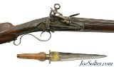 Cool Spanish Colonial Miquelet Small Musket (Escopeta) with Plug Bayonet - Image 1 of 15