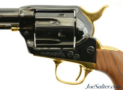 Excellent LNIB Colt Custom Gun Shop SAA 45 Colt Gold Plated and Royal Blue - Image 6 of 15