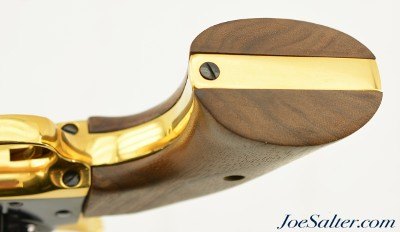 Excellent LNIB Colt Custom Gun Shop SAA 45 Colt Gold Plated and Royal Blue - Image 11 of 15