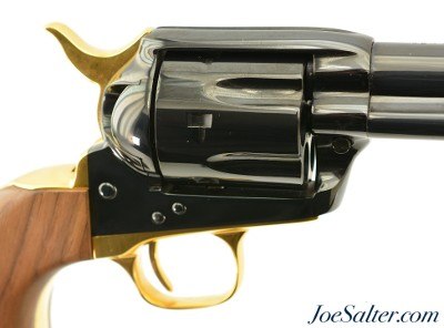Excellent LNIB Colt Custom Gun Shop SAA 45 Colt Gold Plated and Royal Blue - Image 3 of 15