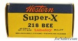 Vintage Western Super 218 BEE 46gr. Open Point Expanding Bullet 50rnds - 4 of 7