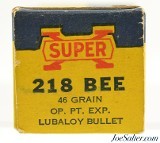 Vintage Western Super 218 BEE 46gr. Open Point Expanding Bullet 50rnds - 3 of 7
