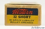 Scarce WESTERN Bullseye 32 SHORT Rim Fire 50 rd 80gr Lubaloy - Image 3 of 7
