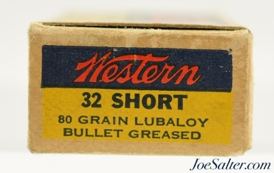 Scarce WESTERN Bullseye 32 SHORT Rim Fire 50 rd 80gr Lubaloy - Image 3 of 7