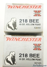Winchester 218 Bee 46 gr HP X218B Ammunition 76rnds - 2 of 3