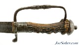 Revolutionary War Era Germanic Stag Hilt Hanger - Image 12 of 12