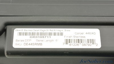 Stainless Magnum Research Desert Eagle 44 Mag Semi-Auto Pistol DE44 - Image 13 of 13