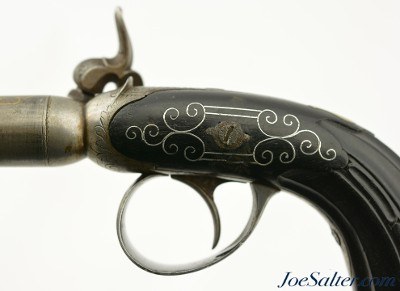 Cased Pair of Belgian Percussion Turn-Off Pistols - Image 7 of 15