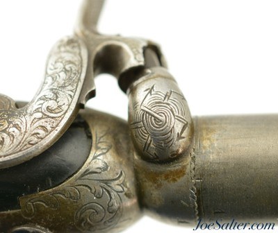 Cased Pair of Belgian Percussion Turn-Off Pistols - Image 5 of 15