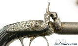 Cased Pair of Belgian Percussion Turn-Off Pistols - Image 3 of 15