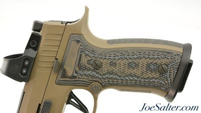 Sig Sauer Custom Works P320 AXG Scorpion 9mm FDE 17+1 W/Extras - Image 4 of 14