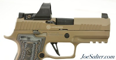 Sig Sauer Custom Works P320 AXG Scorpion 9mm FDE 17+1 W/Extras - Image 3 of 14
