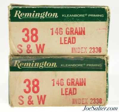 Vintage Remington 38sw 146gr Lead Ammunition 100rnds - Image 2 of 3