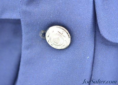US Coast Guard Auxiliary Blue Officer’s Tunic with Ribbons and Shoulder Boards - Image 5 of 8