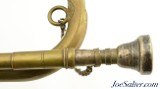 Vintage Czechoslovakian US M1892 Brass Military Field Trumpet 17" - Image 5 of 8