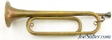 Vintage Czechoslovakian US M1892 Brass Military Field Trumpet 17" - Image 2 of 8
