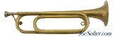 Vintage Czechoslovakian US M1892 Brass Military Field Trumpet 17" - Image 1 of 8