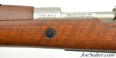 Argentine DWM Model 1909 Mauser Rifle Pre 68 No Import Marking w/ Interarms Hang tag - Image 11 of 15
