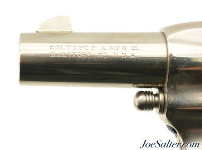 Custom 3rd Gen Colt Sheriff's Model SAA 455 Eley Ivory Grips Black Powder Frame Built 1985 - Image 4 of 15